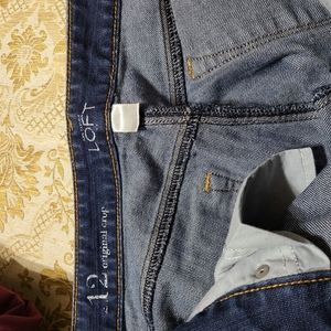 Ann Taylor! 12 Original Crop Blue Jeans